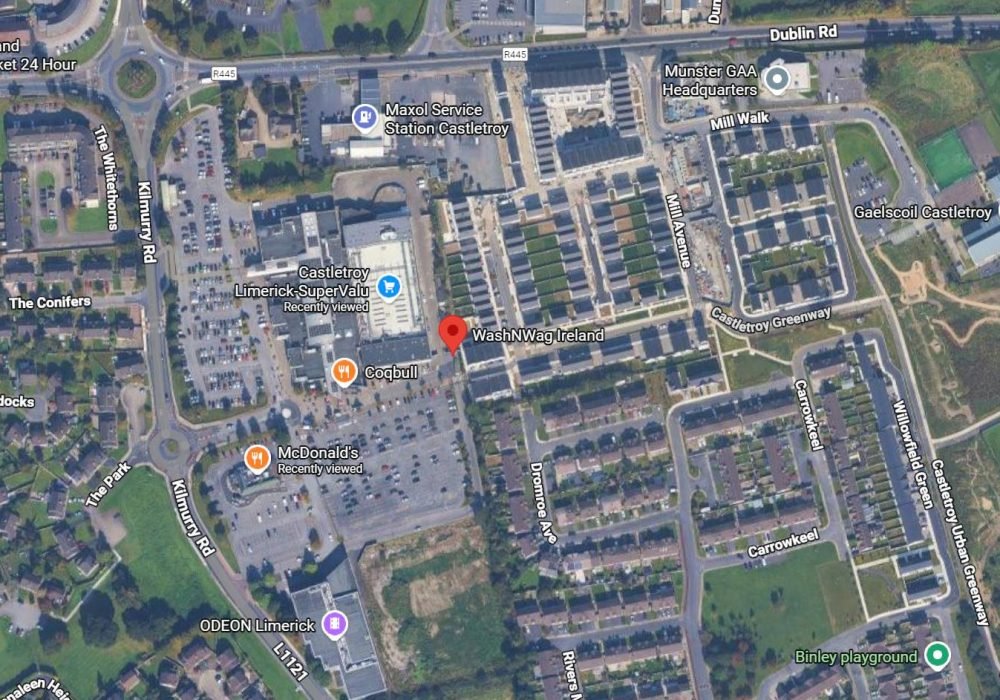 Wash N Wag Ireland, Castletroy sattelite map